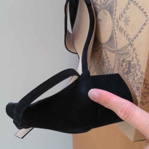 Free People Marigold Block Heel in Black - Picture 7 of 8
